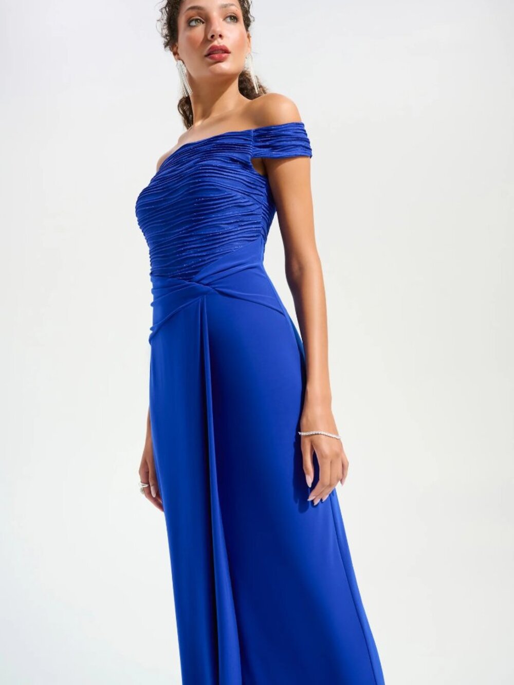NEW NWT JOSEPH RIBKOFF LDS DRESS 261733 ROYAL SAPPHIRE 8 & 10  PERFECT CONDITION